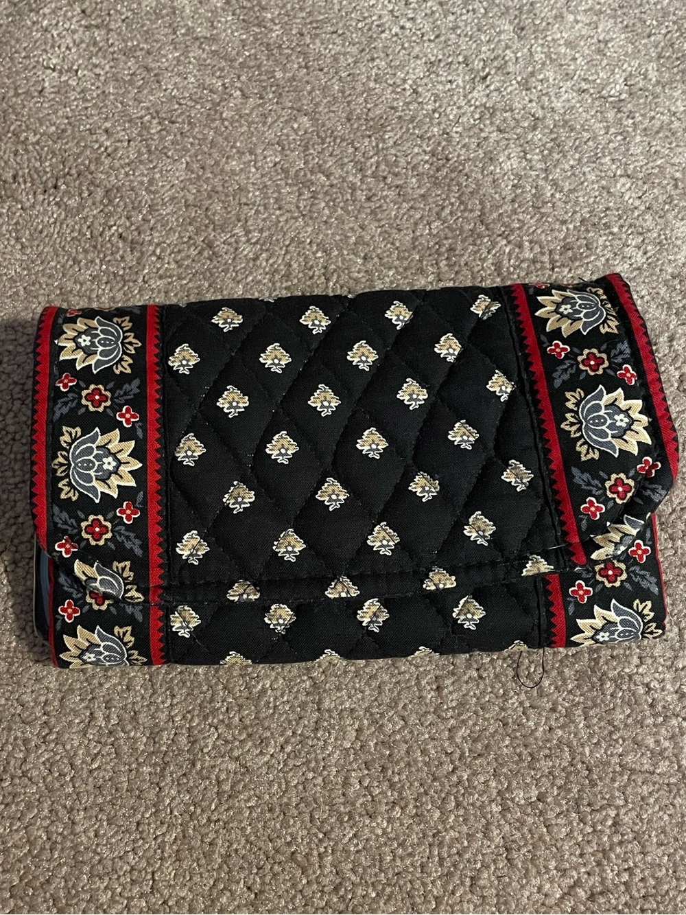 Vintage Vera Bradley Trifold Clutch Wallet